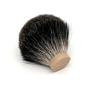 Affordable Class Entry Level Wet Shaving Brush Black Badger Hair Knot