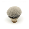 Top Class Wet Shaving Brush Men\'s Grooming Tool High Mountain White(HMW) Silvertip Badger Knot