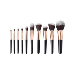 Super Quality Vegan 10PC Makeup Brush Set Complete Cosmetics Brushes Kit