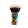 SHD HMW Silvertip Badger w/ Wood & Resin Handle Whole Shaving Brush Wet Shaving Tool